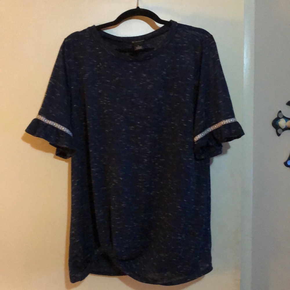 New Directions Navy top